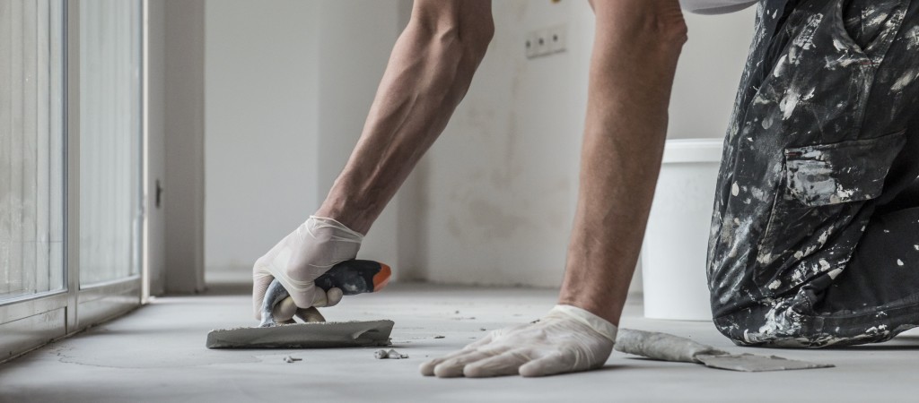 Application de béton ciré